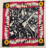 Elvis Presley Black & White 16" x 17 1/2" Cotton Fabric Panel