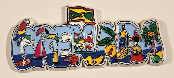 Grenada 1 3/4" x 4" Rubber Fridge Magnet