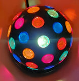 Intertek Rotating Multi Colored Disco Ball Party Light Model T00225