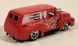 2010 Hot Wheels HW Performance 1956 Ford Truck Champion Spark Plugs Red Die Cast Toy Car Hot Rod Vehicle