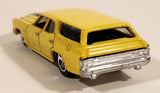 2009 Hot Wheels 1970 Chevrolet Chevelle SS Wagon Yellow Die Cast Toy Car Vehicle