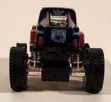 Fleer Collectible NHL Vancouver Canucks Ice Hockey Team Lifted 1997 Ford Truck Dark Blue and Red Pull Back Die Cast Toy Car Vehicle