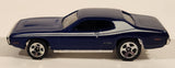 2010 Hot Wheels Mopar Mania '71 Plymouth GTX Metalflake Blue Die Cast Toy Muscle Car Vehicle