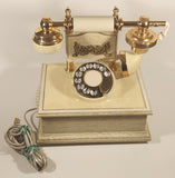 Vintage BC Tel French Victorian Style Cherubs Wood Based Rotary Telephone