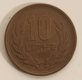 1987 Japan 10 Yen Bronze Metal Coin Showa Year 62