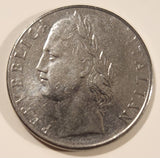 1977 Italy 100 Lire Stainless Steel Metal Coin