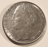 1986 Italy 100 Lire Stainless Steel Metal Coin