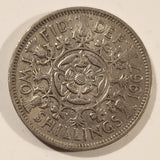1967 UK Great Britain Two Shillings Copper-Nickel Metal Coin