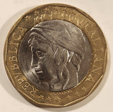 1998 Italy 1000 Lire Bi-Metallic Metal Coin