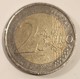 2001 France 2 Euro Tree Of Life Nickel-Brass Copper Nickel Metal Coin