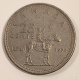 1873-1973 RCMP 100th Anniversary 25 Cents Mountie Quarter Nickel Metal Coin