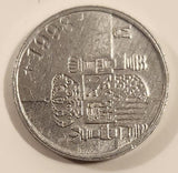 1998 Spain 1 Cien Pesetas Aluminum Metal Coin