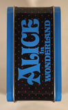 Disney Alice In Wonderland "Back" "That Way" Blue and Black Tin Metal Lunch Box