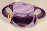 Mattel Viacom Dora The Explorer Backpack and Map Character Small Soft Fabric Purple Bag