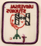 Universal Studios Pink Spotlight Pretty Girl Embroidered Fabric Patch Badge