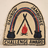 Scouts Canada Rainbow Jamboree Challenge Award Embroidered Fabric Patch Badge