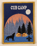 Scouts Canada Cub Camp Embroidered Fabric Patch Badge