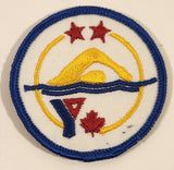 YMCA Canada Swimming 2 Star Embroidered Fabric Patch Badge