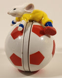 2002 Wendy's CPII Stuart Little 2 Movie Film Stuart on Soccer Football 3 1/4" Plastic Toy Figure
