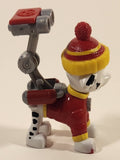 SML Spin Master Paw Patrol The Great Snow Rescue Marshall Fireman Dog 3" Toy Figure 16655