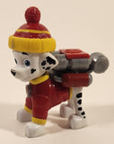 SML Spin Master Paw Patrol The Great Snow Rescue Marshall Fireman Dog 3" Toy Figure 16655