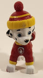 SML Spin Master Paw Patrol The Great Snow Rescue Marshall Fireman Dog 3" Toy Figure 16655