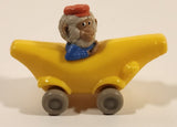 1994 McDonald's Busy Town Richard Scarry Monkey In Banana Car Plastic Toy Vehicle