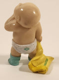 Vintage 1984 OAA Cabbage Patch Kids Baby with Blanket 2 1/4" PVC Toy Figure