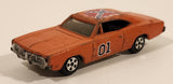 Vintage 1981 Warner Bro. ERTL Dukes of Hazzard General Lee Orange Die Cast Toy Muscle Car Vehicle TV Show Collectible