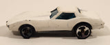 1996 Hot Wheels Corvette Stingray White Die Cast Toy Car Vehicle
