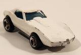 1996 Hot Wheels Corvette Stingray White Die Cast Toy Car Vehicle