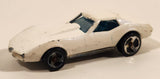 1996 Hot Wheels Corvette Stingray White Die Cast Toy Car Vehicle