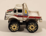 Road Champs Monster Wheels City Towing Truck White Miniature Die Cast Toy Vehicle