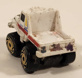 Road Champs Monster Wheels City Towing Truck White Miniature Die Cast Toy Vehicle