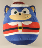 2024 Jazwares Kellytoy Original Squishmallows Sega Sonic The Hedgehog Santa Claus 14" Stuffed Plush Toy