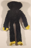 Poppy Playtime Black Huggy Wuggy 13" Tall Toy Stuffed Plush with Velcro Hands