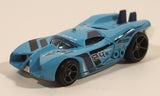 2014 Hot Wheels HW City: Future Fleet Prototype H-24 Sky Blue Die Cast Toy Car Vehicle