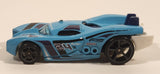 2014 Hot Wheels HW City: Future Fleet Prototype H-24 Sky Blue Die Cast Toy Car Vehicle