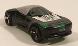 1998 Hot Wheels Tech Tone Series Buick Wildcat Black and Metallic Green Die Cast Toy Car Vehicle
