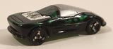 1998 Hot Wheels Tech Tone Series Buick Wildcat Black and Metallic Green Die Cast Toy Car Vehicle