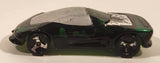 1998 Hot Wheels Tech Tone Series Buick Wildcat Black and Metallic Green Die Cast Toy Car Vehicle