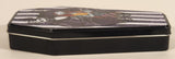 2024 Tim Burton's Nightmare Before Christmas Jack Skellington and Sally Coffin Shaped Embossed Tin Metal Container