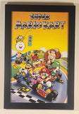 Pyramid America Nintendo Super Mario Kart 13" x 19" Wood Framed Poster