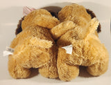 Dan Dee Collector's Choice Brown Puppy Dog Couple Embracing 12" Stuffed Plush Toy