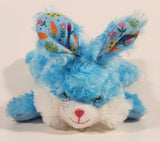 Greenbrier Blue and White Bunny Rabbit 8" Stuffed Plush Toy
