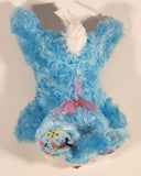 Greenbrier Blue and White Bunny Rabbit 8" Stuffed Plush Toy