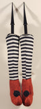 Wizard Of Oz Wicked Witch Style Witch Leg Stake Halloween Decoration Pair