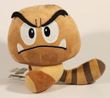 San-EICO Nintendo Super Mario Goomba 6 1/2" Stuffed Plush Toy New with Tags