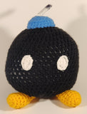 Nintendo Super Mario Bob-omb Handmade 9" Crocheted Stuffed Plush Toy