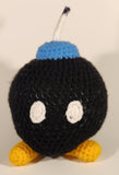 Nintendo Super Mario Bob-omb Handmade 9" Crocheted Stuffed Plush Toy